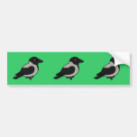 Birdorable Hooded Crow Bumper Sticker