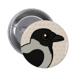 Birdorable Hooded Crow Round Button