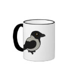 Birdorable Hooded Crow Ringer Mug