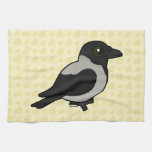 Birdorable Hooded Crow Kitchen Towel
