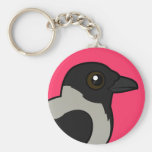 Birdorable Hooded Crow Basic Keychain