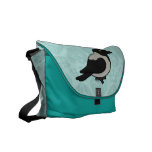 Birdorable Hooded Crow Custom Messenger Bag