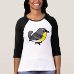 Birdorable Kirtland's Warbler Ladies Raglan Fitted T-Shirt