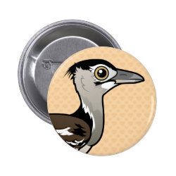 Kori Bustard Round Button