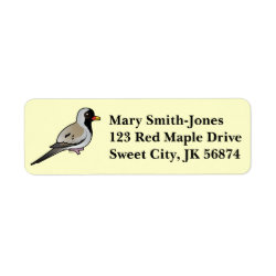 Namaqua Dove Return Label