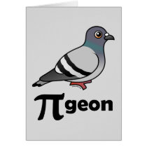 Birdorable PI-geon / Pigeon Pi Greeting Cards