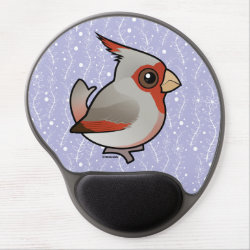 Pyrrhuloxia Gel Mousepad
