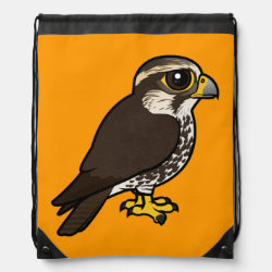 Saker Falcon Basic Nylon Drawstring Backpack