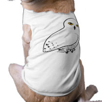Birdorable Snowy Owl Pet Tee