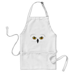 Snowy Owl Face Apron