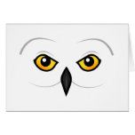 Birdorable Snowy Owl Face Card