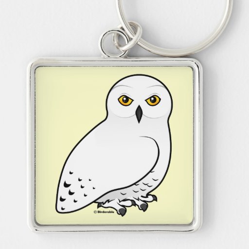 Birdorable Snowy Owl Key Chains