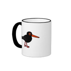 Sooty Oystercatcher Ringer Mug