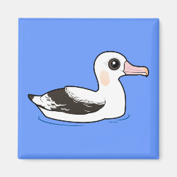 Wandering Albatross Square Magnet