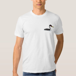 Birdorable Western Grebe Men's Basic American Apparel T-Shirt