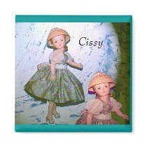 birdprint3, Cissy magnets by dolltherapist birdprint3, Cissy magnets