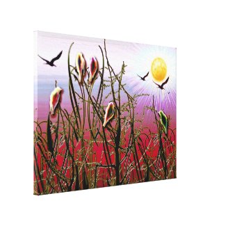 Birds1 Stretched Canvas Print