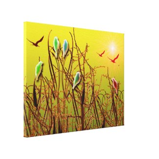 Birds3 Stretched Canvas Print
