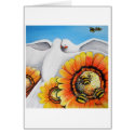 Birds and Bees Card by Lynzart Birds and Bees Card