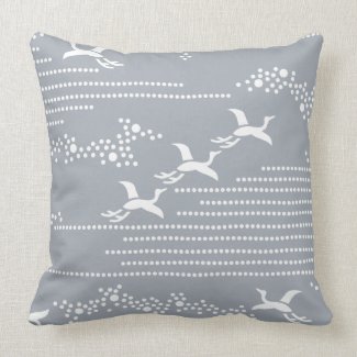 Birds and Clouds Pillow mojo_throwpillow