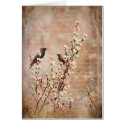 Birds and Flowers Card