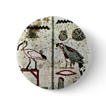 Birds And Hieroglyphs By Maler Der Grabkammer Des Pin