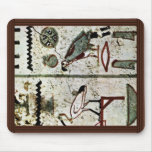 Birds And Hieroglyphs By Maler Der Grabkammer Des Mouse Pad