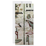 Birds And Hieroglyphs By Maler Der Grabkammer Des Rack Card