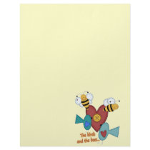 birds and the bees letterhead design