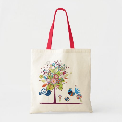 birds and tree tote bags zazzle birds and tree tote bags zazzle