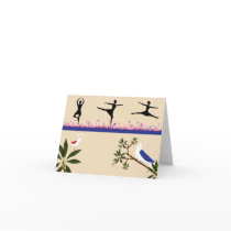 Birds & Ballet Note Card