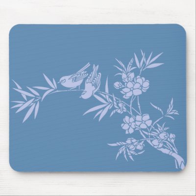 birds & blossom usepad by rakelruu