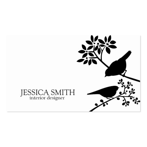 Birds Business Card (front side)