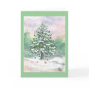 'Birds' Christmas" watercolor cards