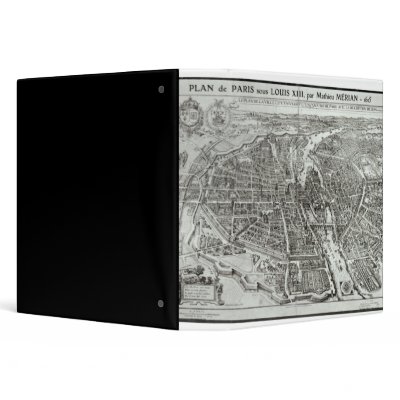 Bird's Eye Plan of Paris, 1615 3 Ring Binders by bridgemanart