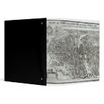 Bird's Eye Plan of Paris, 1615 3 Ring Binders