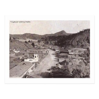 Bird's-Eye View, Elkhorn Ave., Estes Park Vintage Postcard