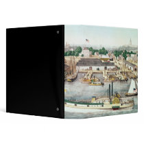 Bird's Eye View of Sixth Street Wharf Vinyl Binders