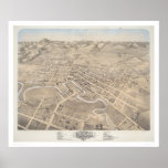Bird's eye view of the City of Petaluma (1298) posters
