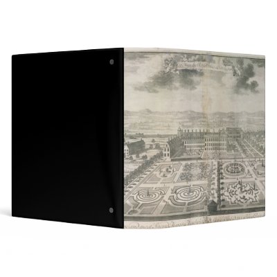 Bird's Eye View of the Gardens Kensington Vinyl Binders by bridgemanart