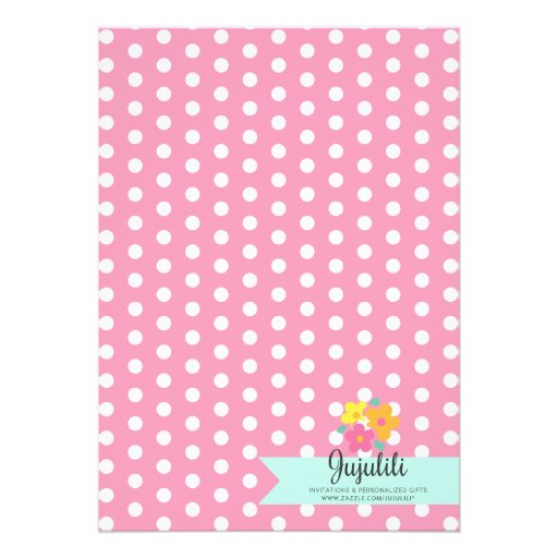 Birds Flowers and Banners Girl Birthday Party Personalized Invites