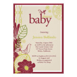 Birds & Flowers Invite