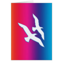 Birds Flying Rainbowrific cards
