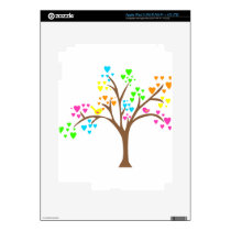 Birds in a Heart Tree iPad 3 Skin