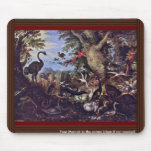 Birds In A Landscape By Roelant Savery Mouse Pads