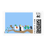 Birds in a Tree postage