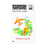 Birds In Color Postage Stamps