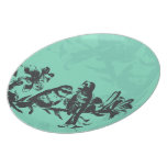 Birds in Double Silhouette Party Plates