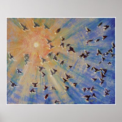 Birds in Flight Posters by sledoux