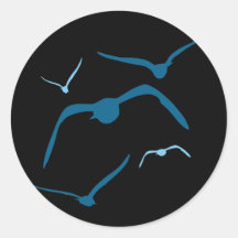 Birds in Flight Sticker